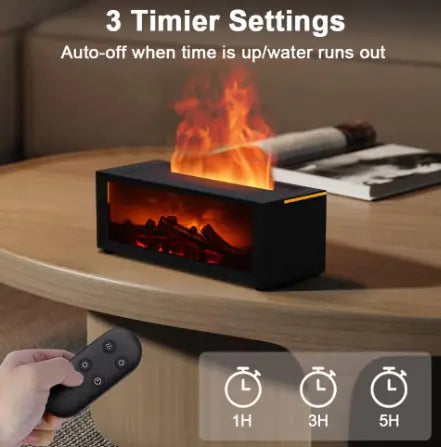 Aroma Humidifier Flame Essential Oil Diffuser
